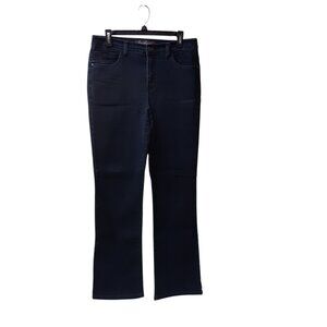 Gloria Vanderbilt Alana Y2K Bootcut Jeans Womens Size 10 Blue Denim Rhinestone